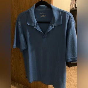 Blue polo shirt. Large.
